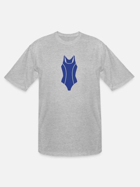 Swim Suit - Men's Tall T-Shirt - heather gray