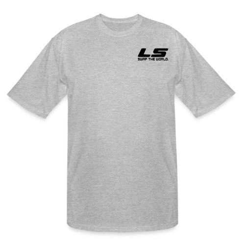 LS Swap The WORLD (Back and Front) - Men's Tall T-Shirt