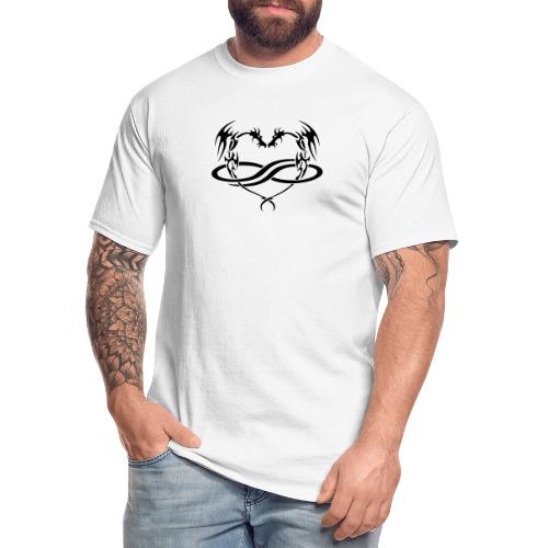 Polydragon (black) - Men's Tall T-Shirt