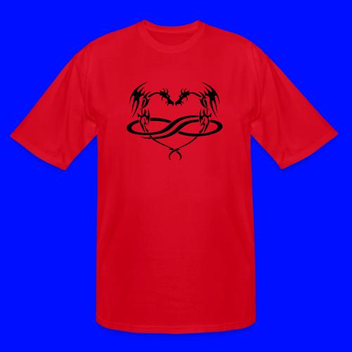 Polydragon (black) - Men's Tall T-Shirt