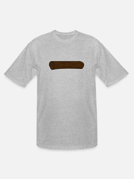 Log - Men's Tall T-Shirt - heather gray
