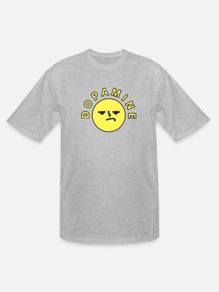 DOPAMINE - Men's Tall T-Shirt - heather gray