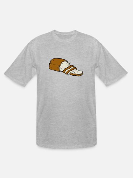 bread - Men's Tall T-Shirt - heather gray