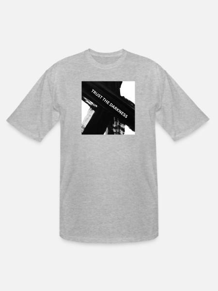 Trust the Darkness - Men's Tall T-Shirt - heather gray