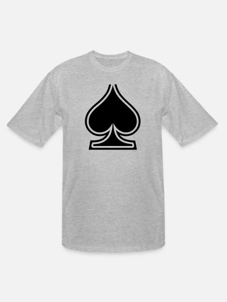 Spades - Men's Tall T-Shirt - heather gray