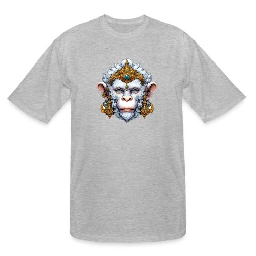 Thai Hanuman Monkey Deity Mask - Men's Tall T-Shirt