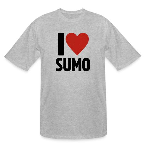 I Love Sumo – Bold Minimalist Sumo Wrestling Fan - Men's Tall T-Shirt