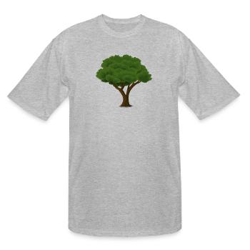 tree - Men's Tall T-Shirt - heather gray - Front