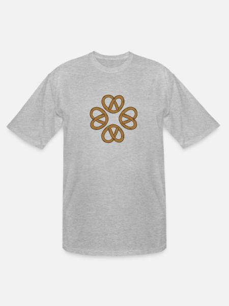 T-shirt pretzel - Men's Tall T-Shirt - heather gray