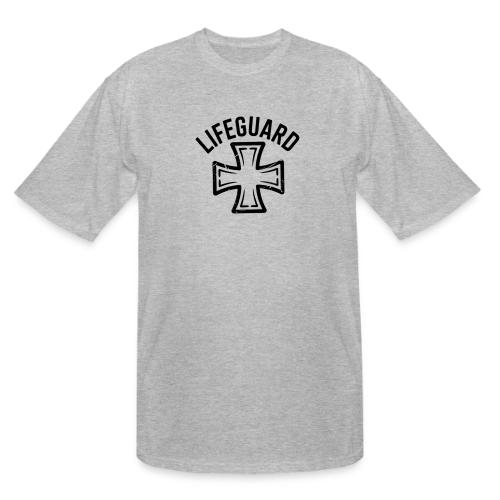Lifeguard Cross Emblem - Men's Tall T-Shirt