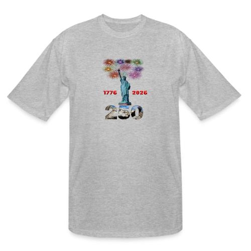 1776 - 2026 | 250 Years USA | Fireworks - Men's Tall T-Shirt