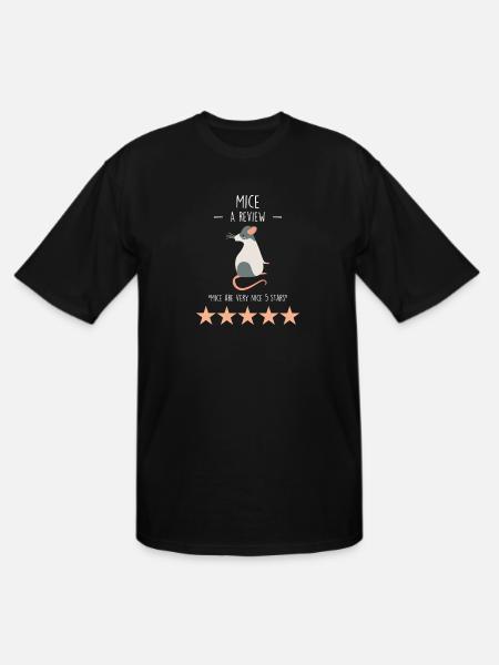Mouse Review - Men's Tall T-Shirt - black