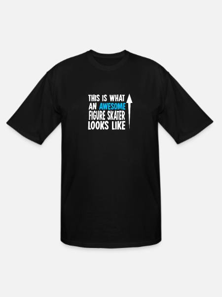 Figure Skating - Men's Tall T-Shirt - black