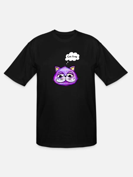 Cat Trap - Men's Tall T-Shirt - black