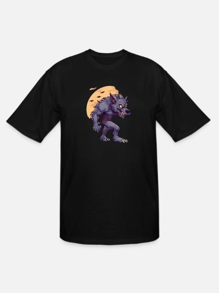 Halloween Werewolf - Men's Tall T-Shirt - black