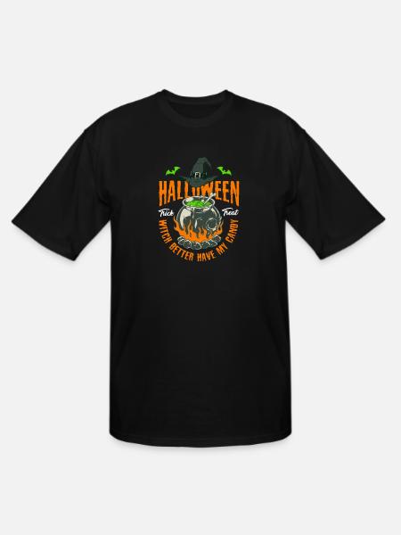 Bubbly Cauldron - Men's Tall T-Shirt - black