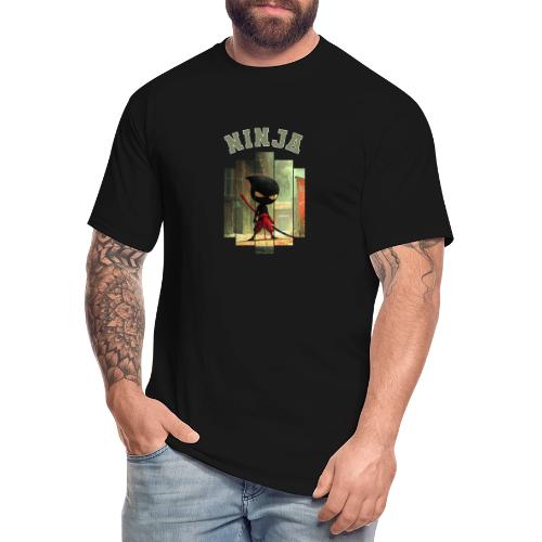 Cute Ninja Attack - Men's Tall T-Shirt