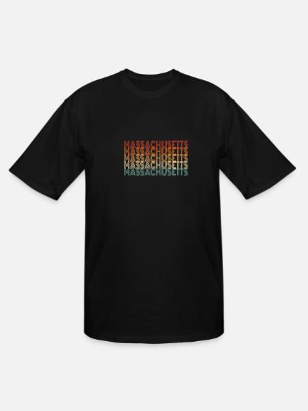 Visiting Massachusetts Gift - Men's Tall T-Shirt - black