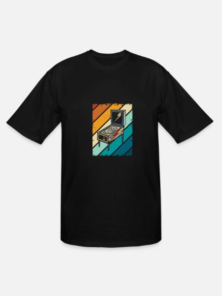 Pinball Flipping - Men's Tall T-Shirt - black