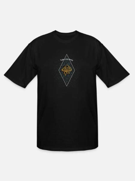 Take Me Away - Men's Tall T-Shirt - black