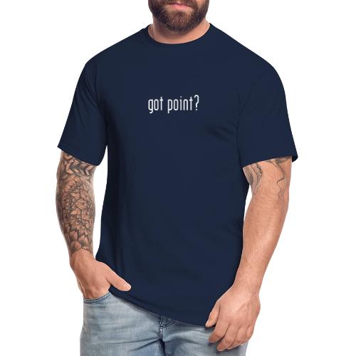 Got Point? (lower case) - Men's Tall T-Shirt