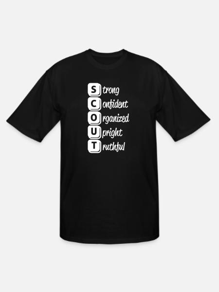6_s-c-t-o-u-t_1c - Men's Tall T-Shirt - black