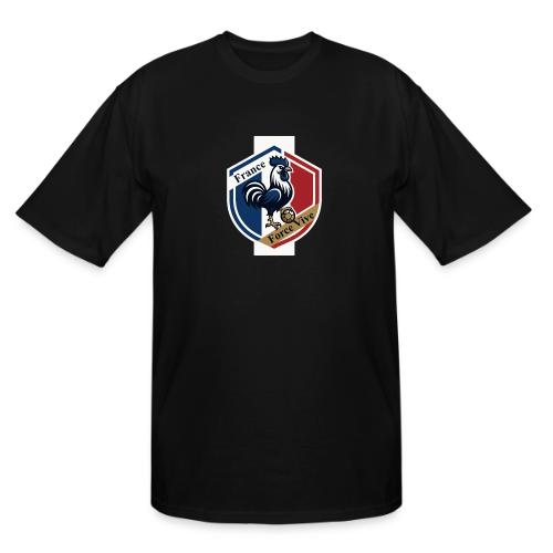France Rooster T-Shirt, Bleu-Blanc-Rouge gift - Men's Tall T-Shirt