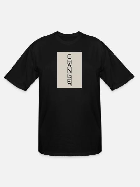 Vertical Change Rope Art - Men's Tall T-Shirt - black