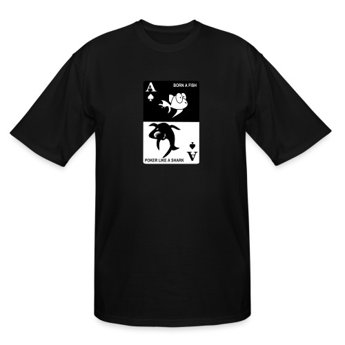 poker_fish - Men's Tall T-Shirt