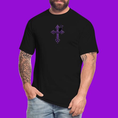 Gothix Raven Cross - Men's Tall T-Shirt