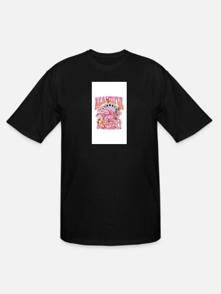 Beautiful Butterfly Bloom - Men's Tall T-Shirt - black