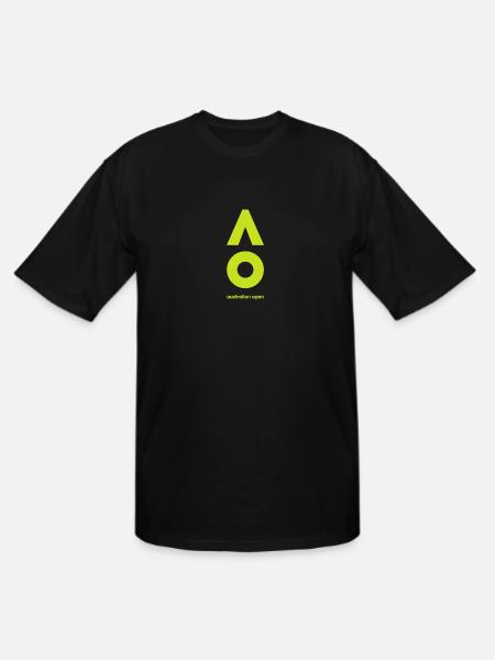 australian open logo - Men's Tall T-Shirt - black