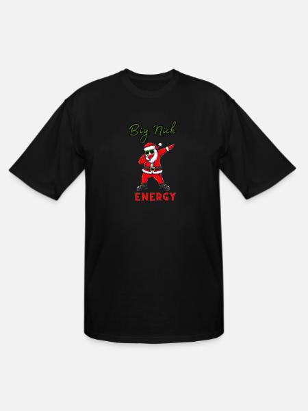 Big Nick Energy Santa - Men's Tall T-Shirt - black