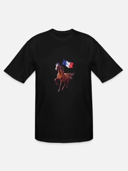 Horse - Men's Tall T-Shirt - black