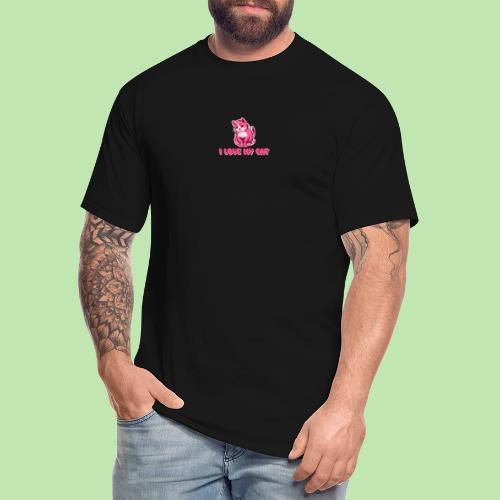 I love my cat - Men's Tall T-Shirt