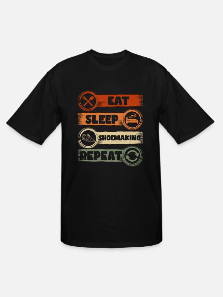 Shoes Job Craft Sole - Men's Tall T-Shirt - black