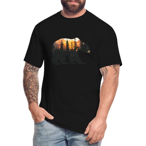 Bear: Sunset Guardian - Men's Tall T-Shirt