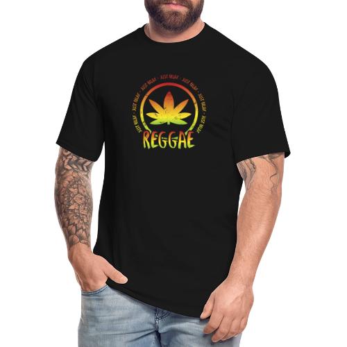 Chill Reggae Vibes Just Relax Rasta Music Art - Men's Tall T-Shirt