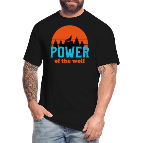 Power Of The Wolf - Men's Tall T-Shirt