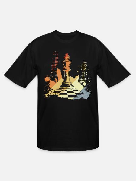 Chess Pieces - Men's Tall T-Shirt - black