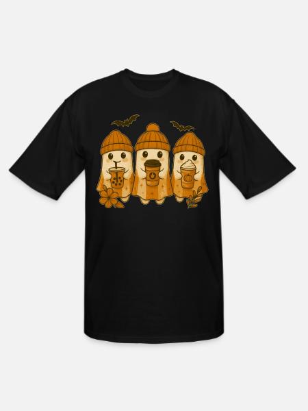 ghosts ghost - Men's Tall T-Shirt - black