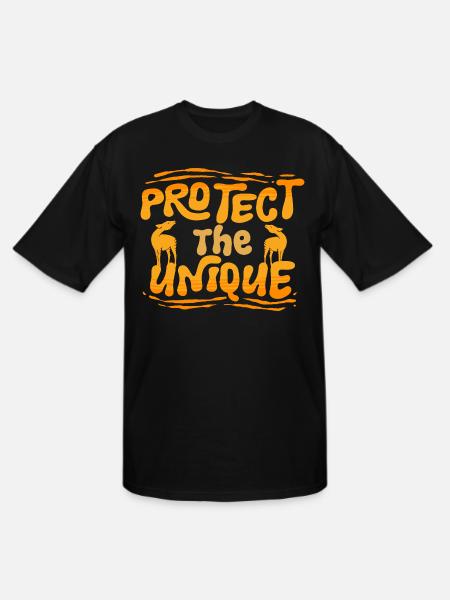 Okapi Protect The Unique - Men's Tall T-Shirt - black