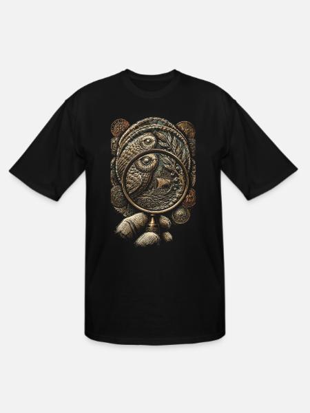 Coin collector Numismatist - Men's Tall T-Shirt - black