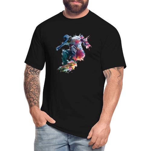 Skateboarding: Ride the Colors - Men's Tall T-Shirt