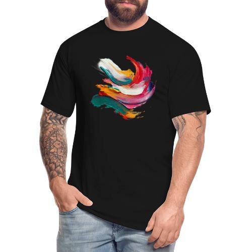 Colorful brushstrokes - Men's Tall T-Shirt