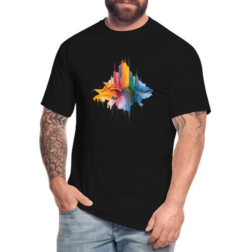 Impasto Spectrum - Men's Tall T-Shirt
