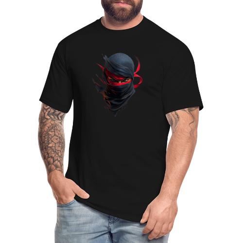 Crimson Stare Ninja - Men's Tall T-Shirt