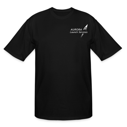 Aurora LS logo white - Men's Tall T-Shirt