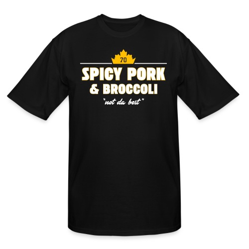Spicy Pork & Broccoli - Men's Tall T-Shirt