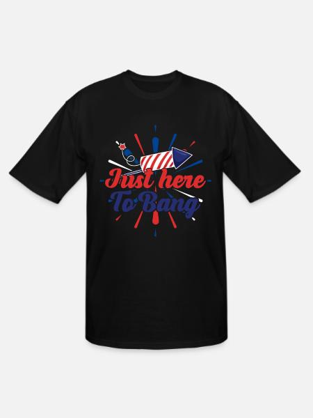 4th of july - Men's Tall T-Shirt - black